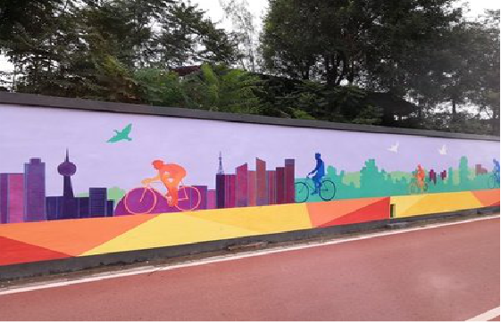 竹溪墙体彩绘-围墙