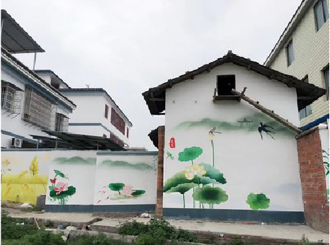 竹溪室外墙绘-从选材到保养。