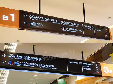 竹溪如何通过商场标识牌引导客流分布？